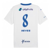 Fotballdrakt Herre Al-Hilal Ruben Neves #8 Bortedrakt 2024-25 Kortermet
